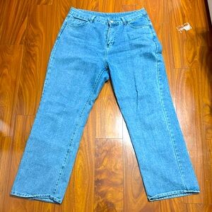 Wide leg Jean size XL/Size 12 no brand